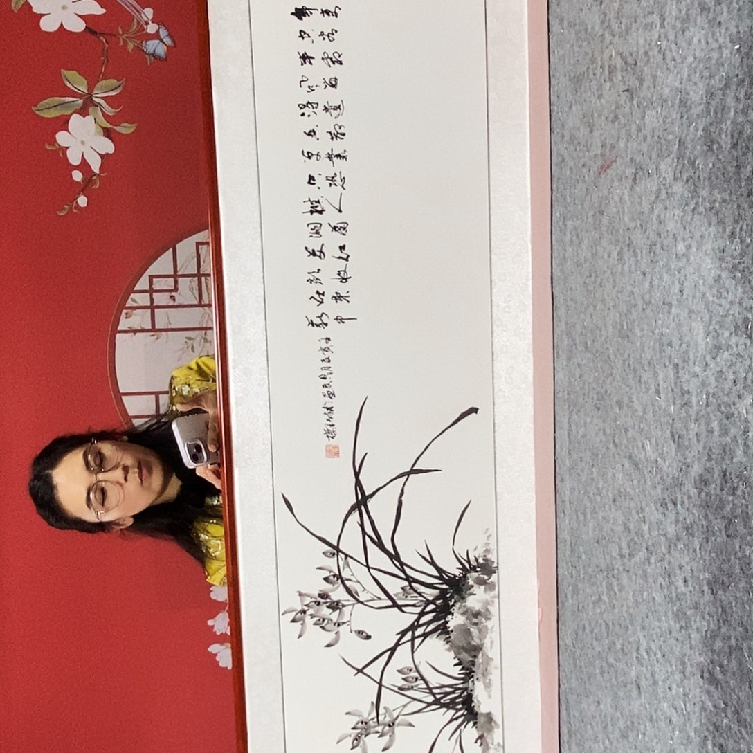 国画用****9手写手绘国画作品47✖️163