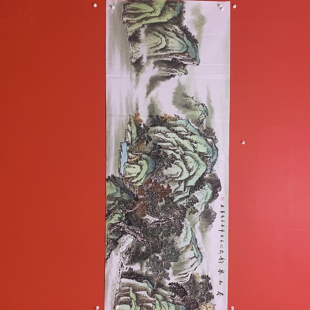 国画山水花鸟国画作品