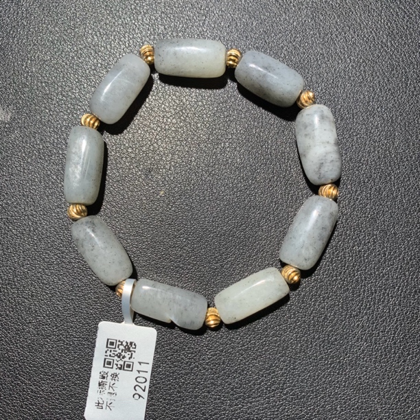 旧藏 和田玉手串L玲92011