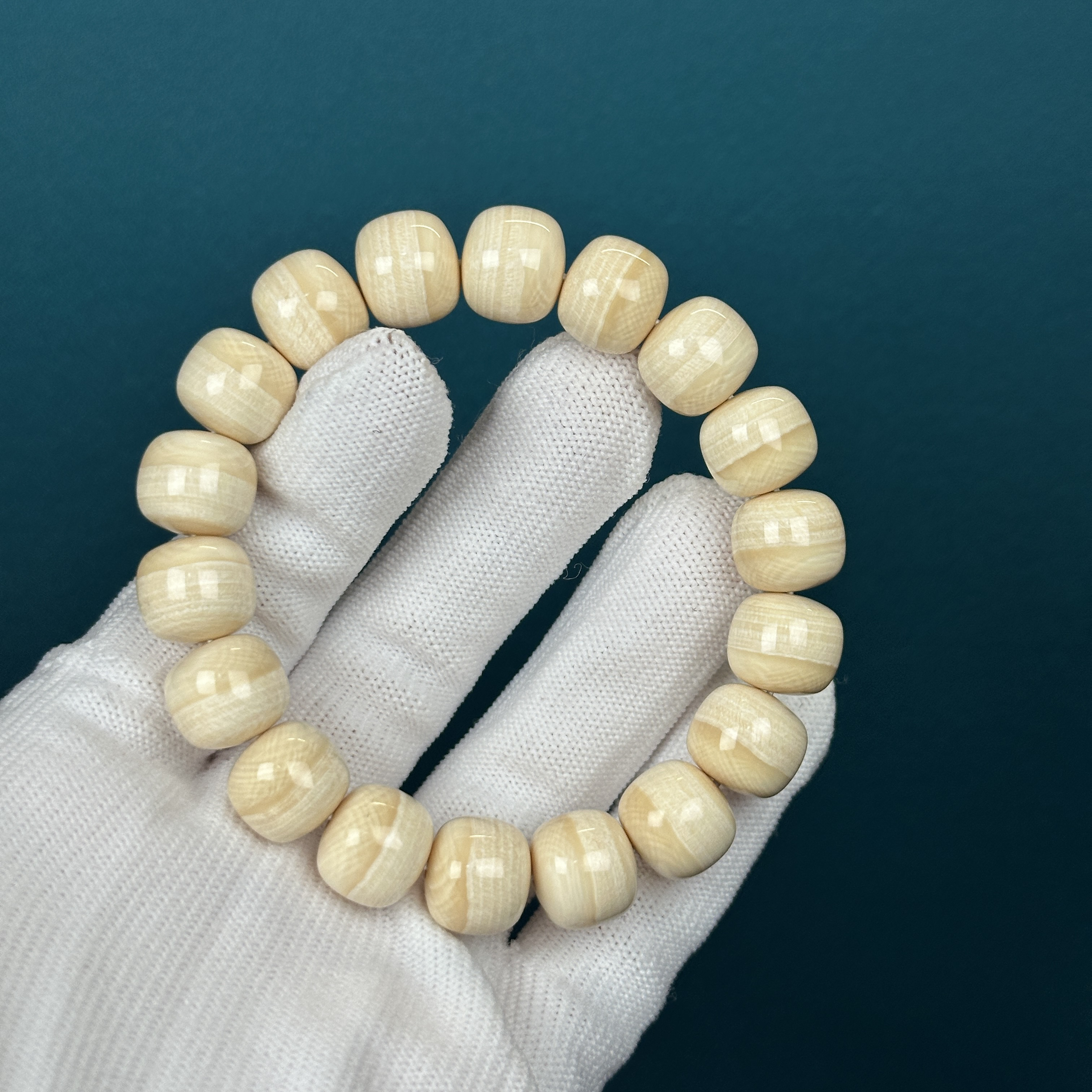 Q2610天然猛犸 汉堡老型手串12*11mm一物一图 假一罚十