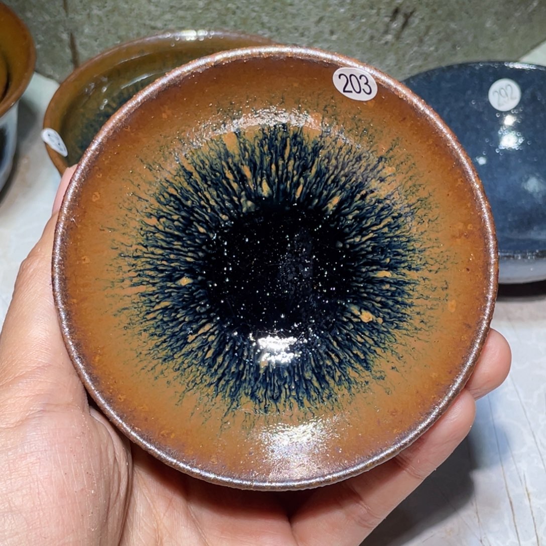 茶盏龙窑柴烧建盏203