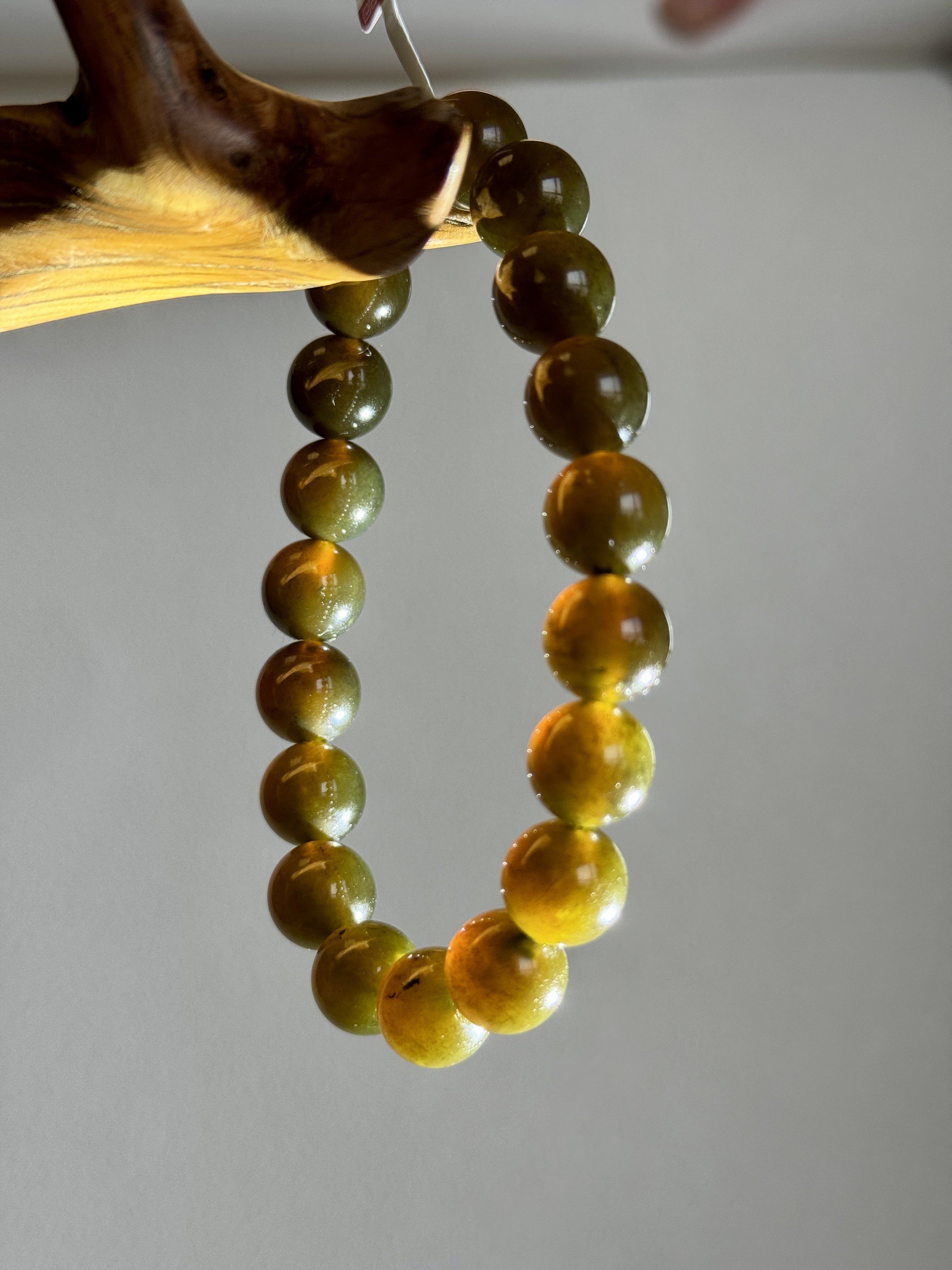 泰山玉糖料紫檀 九紫离火手串 11mm圆珠 收藏级 有国检证书