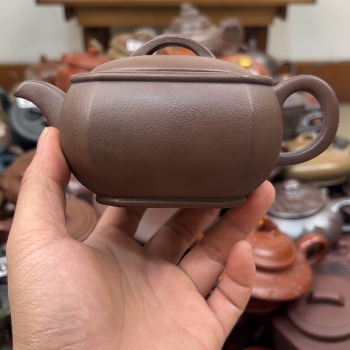 茶壶紫砂紫砂壶壶口毛边