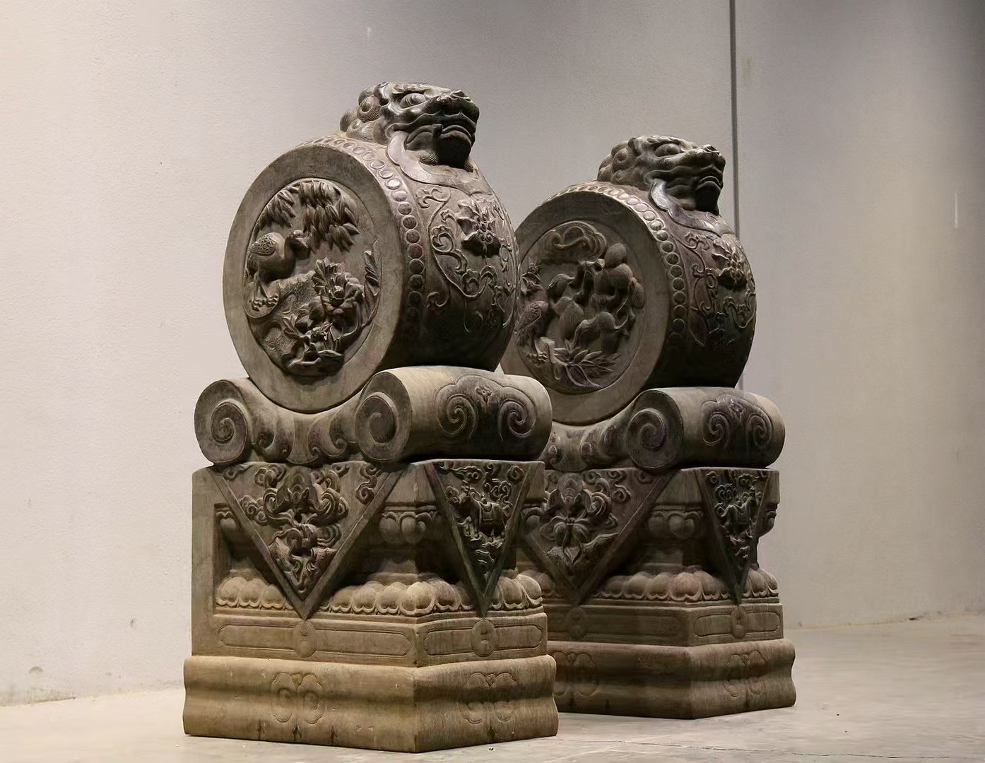 青石门墩、庭院必备。