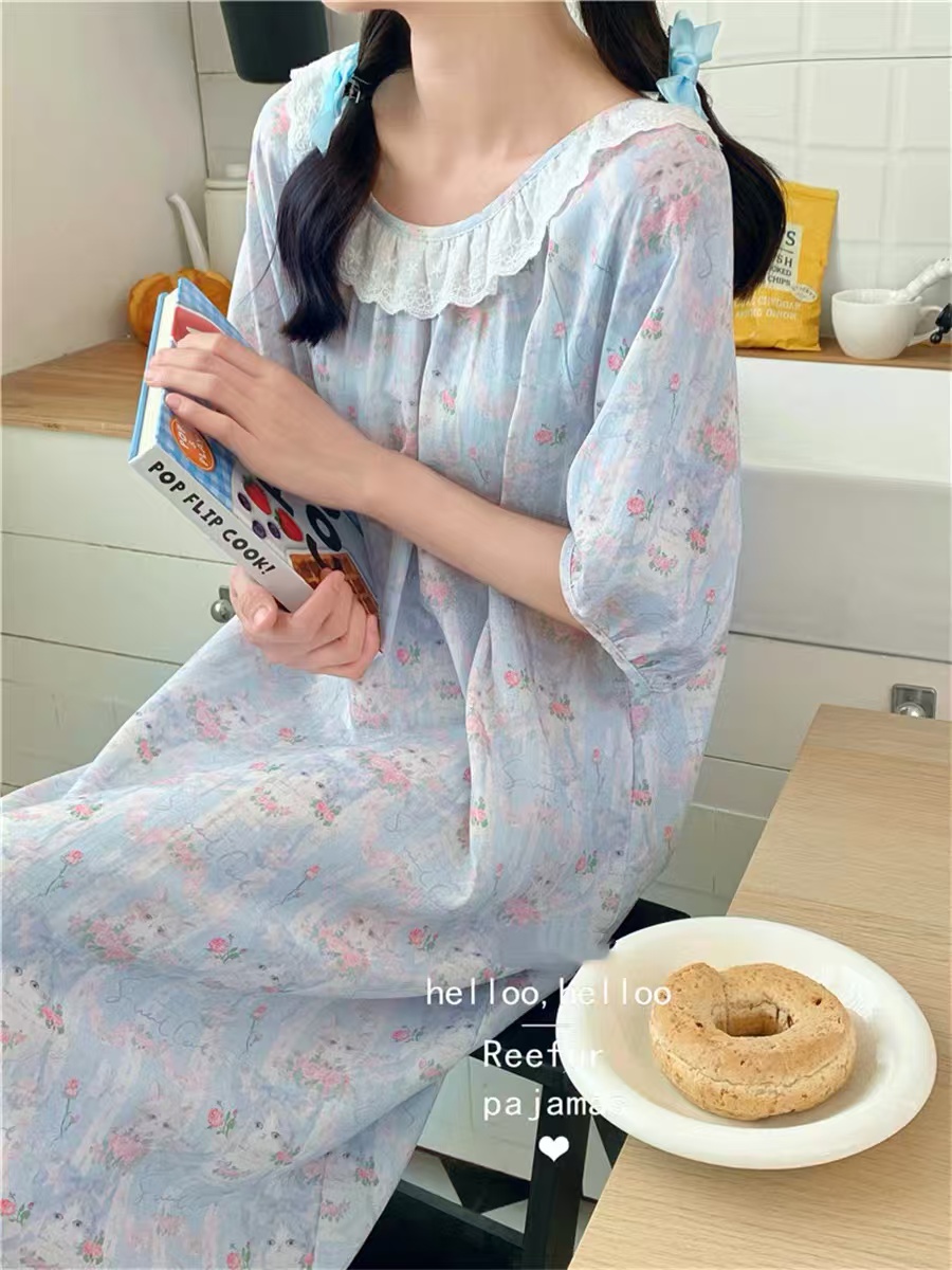 3.【睡裙款】先选编码！后选尺码！ins睡衣家居服