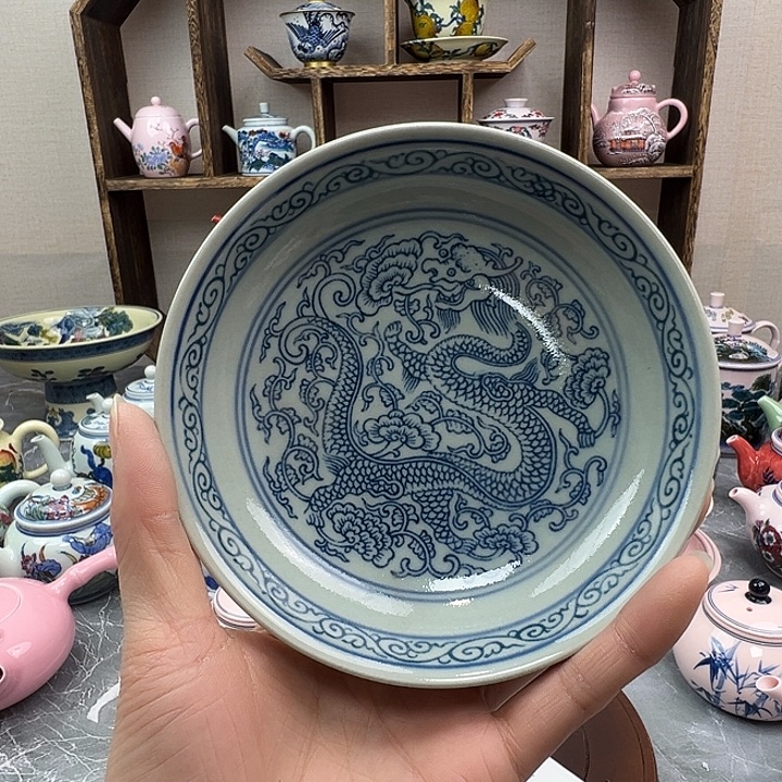 陶摆件景德镇陶瓷567老厂瓷43