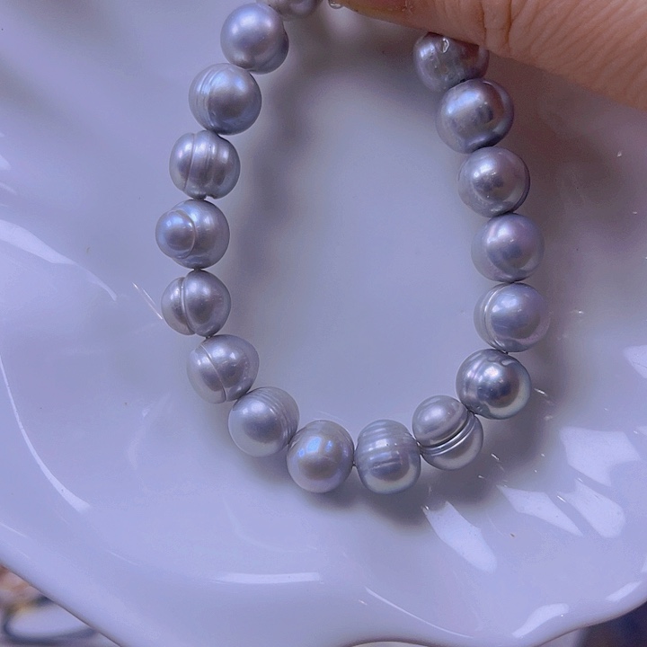 淡水珍珠手绳合金