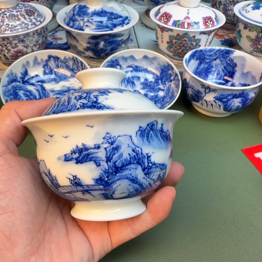 陶纯手工纯手绘茶具