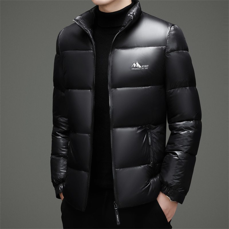 冬季男士休闲厚款棉服保暖男士棉袄大码休闲时尚立拉链领男棉衣