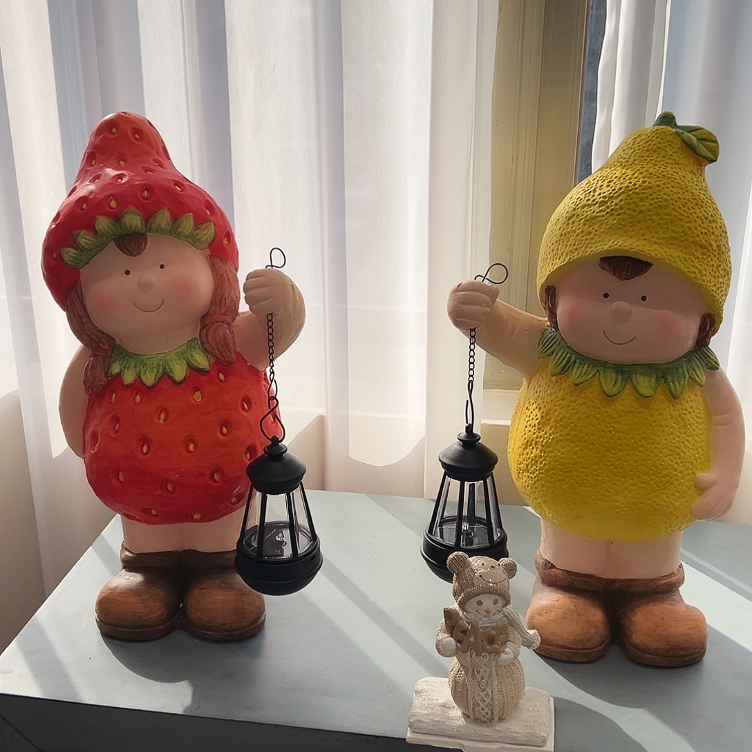 花园摆件红红火火