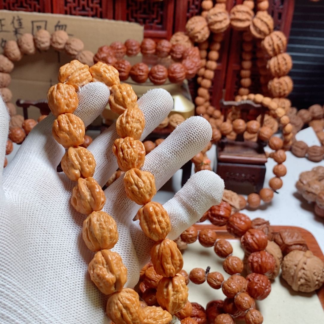 文玩核桃手串火*?尺寸16