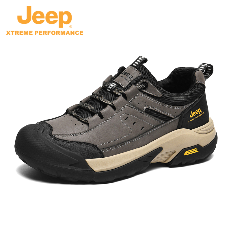 JEEP/吉普秋季2025新款时尚百搭休闲鞋透气防滑登山鞋轻便徒步鞋 