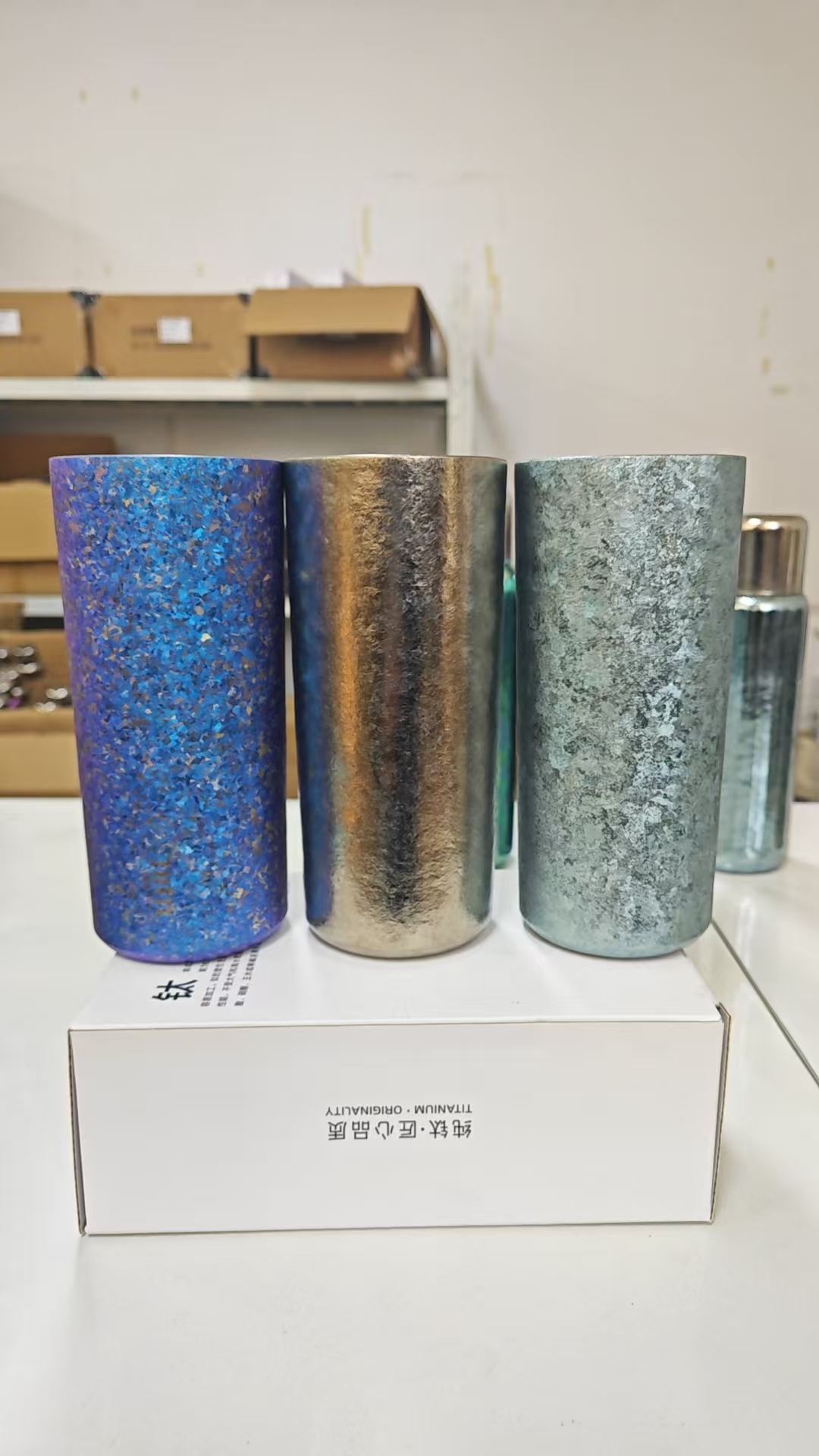 《物* 保温瑕疵500ml咖啡杯杯体》瑕疵纯钛便携抑菌随手杯咖啡杯