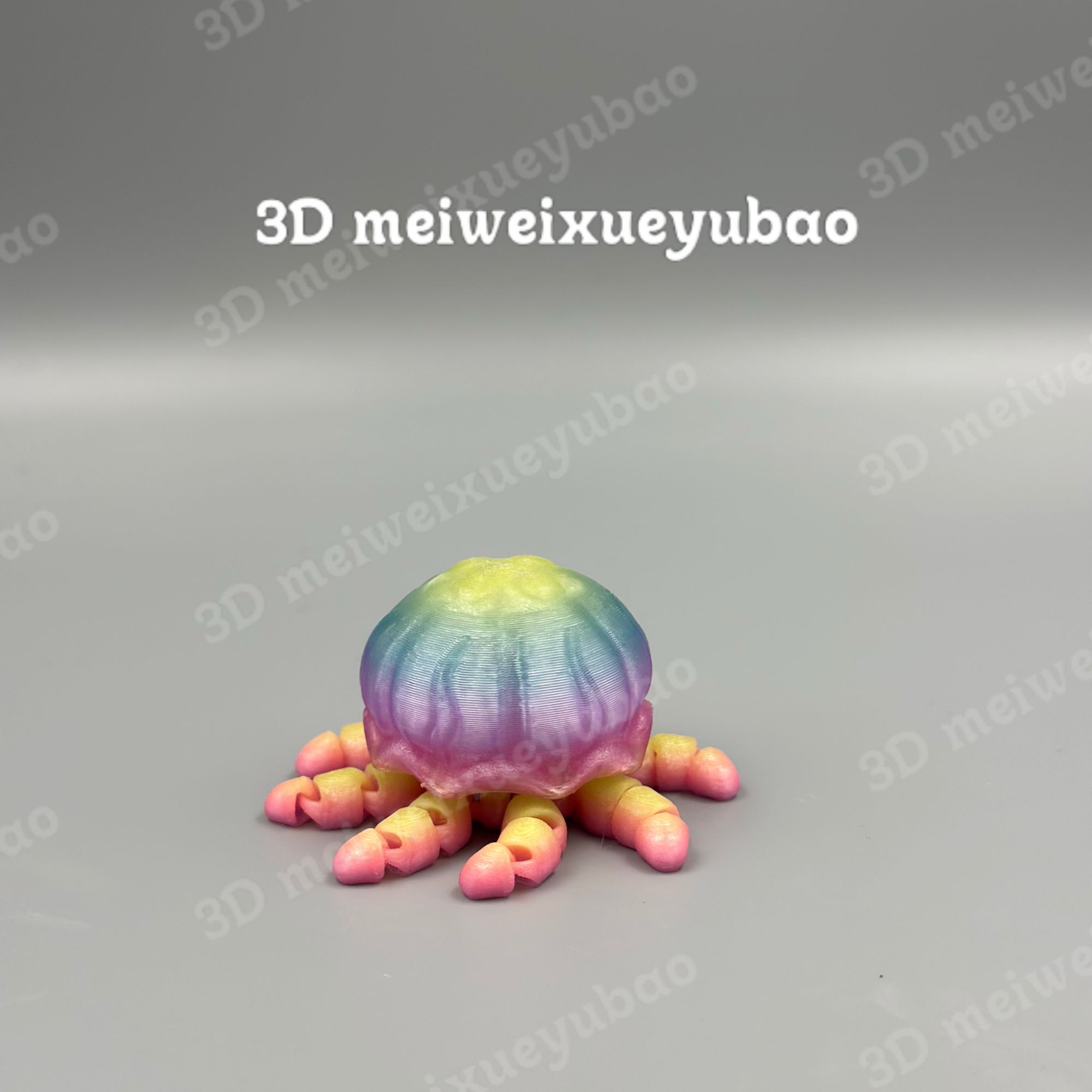 鳕鱼堡3D打印小玩具（夜光水母）