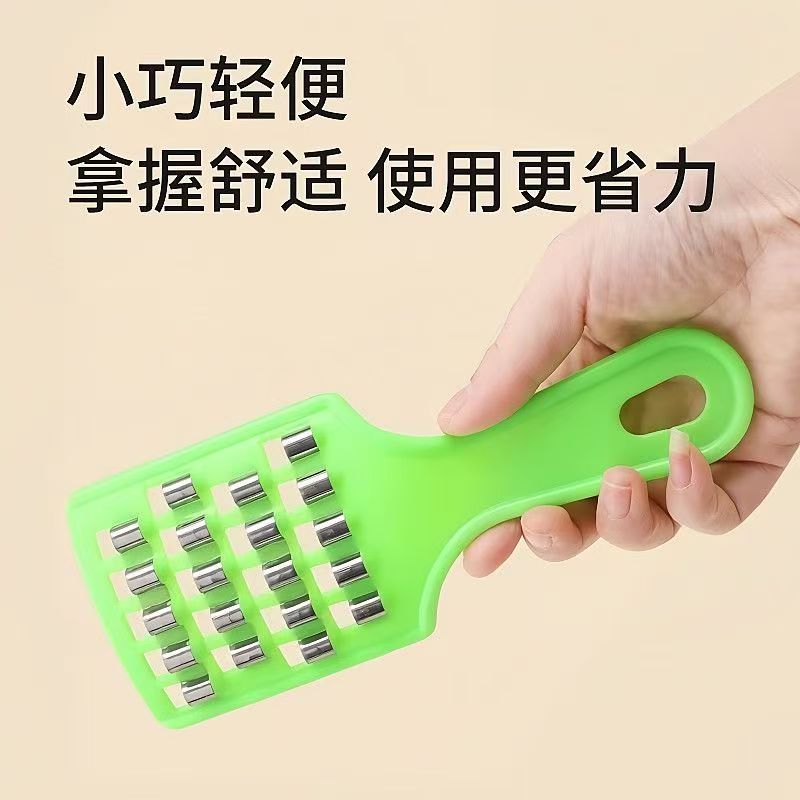 (拍一发四)多功能切菜器饺子剁馅刀家用老式擦丝板快速刨丝机