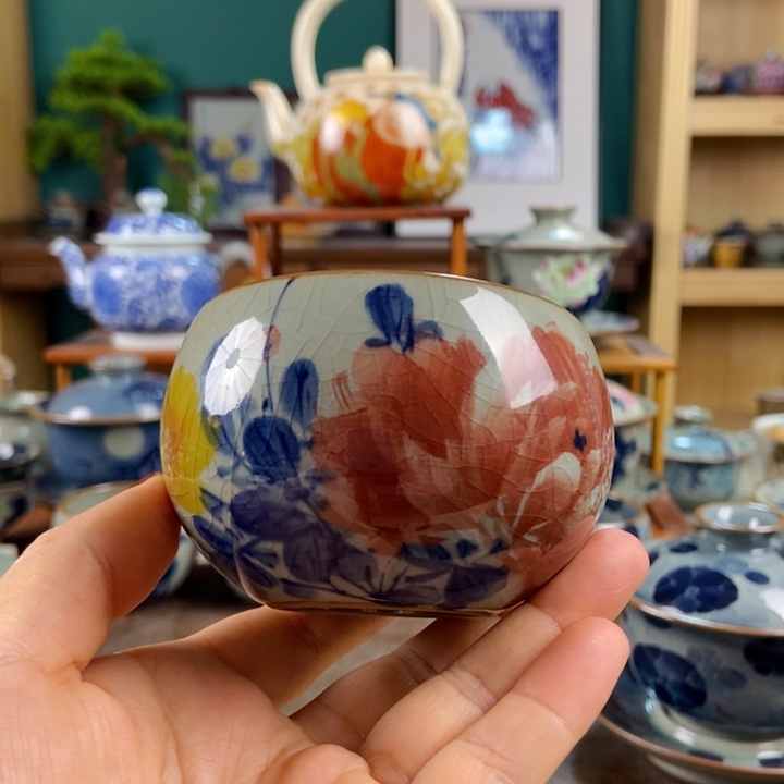 瓷片手工制作工艺精湛等特点