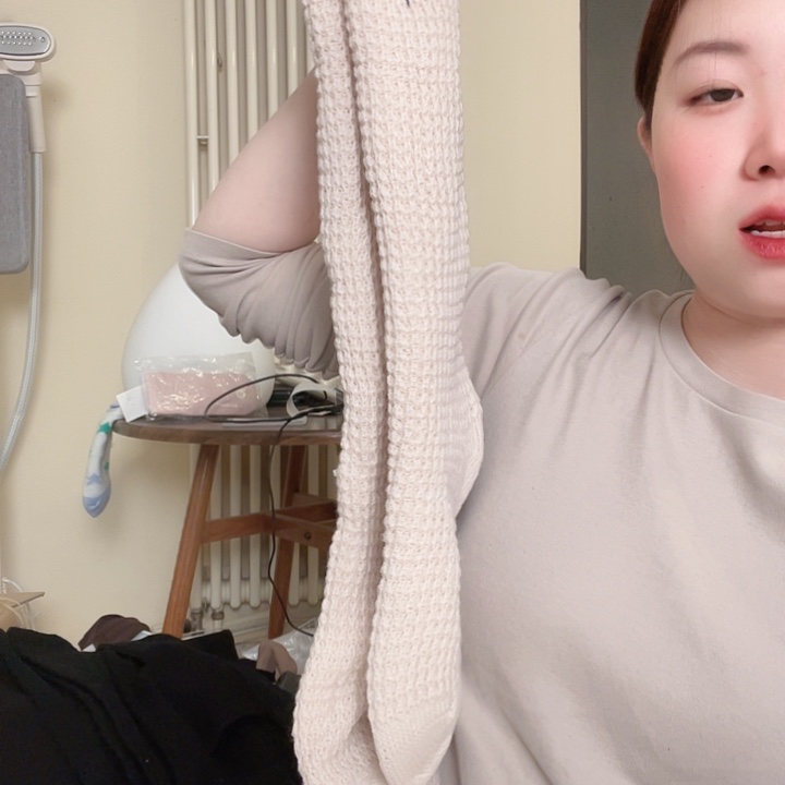 三醋酯纤维超长地板袜粉色孤品厚款290