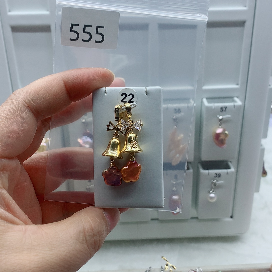 吊坠(不含链)淡水珍珠合金