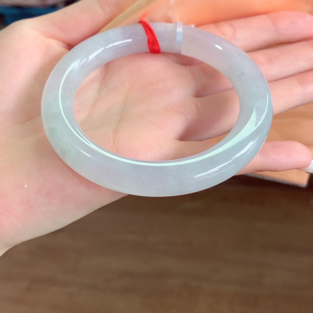 翡翠手镯未镶嵌天然缅甸翡翠A货手镯 27号