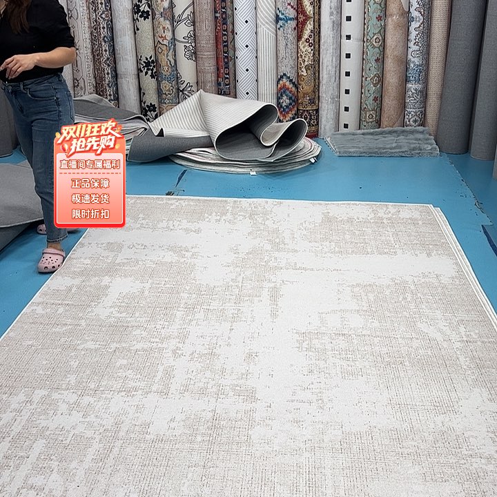 混纺160×230尺寸误差±1-3cm加厚棉布底比利时绒特价