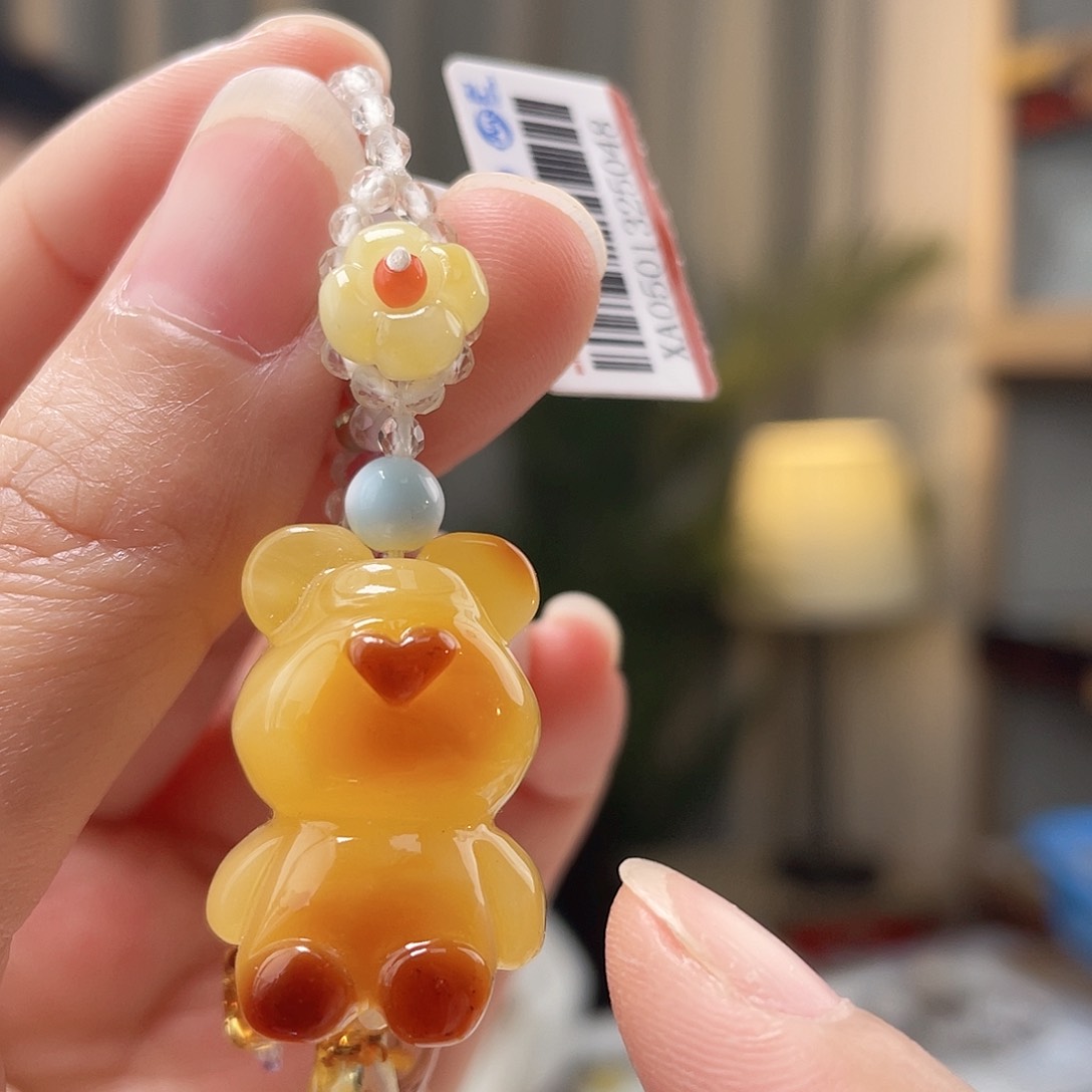 蜜蜡裸石未镶嵌蜜蜡吊坠