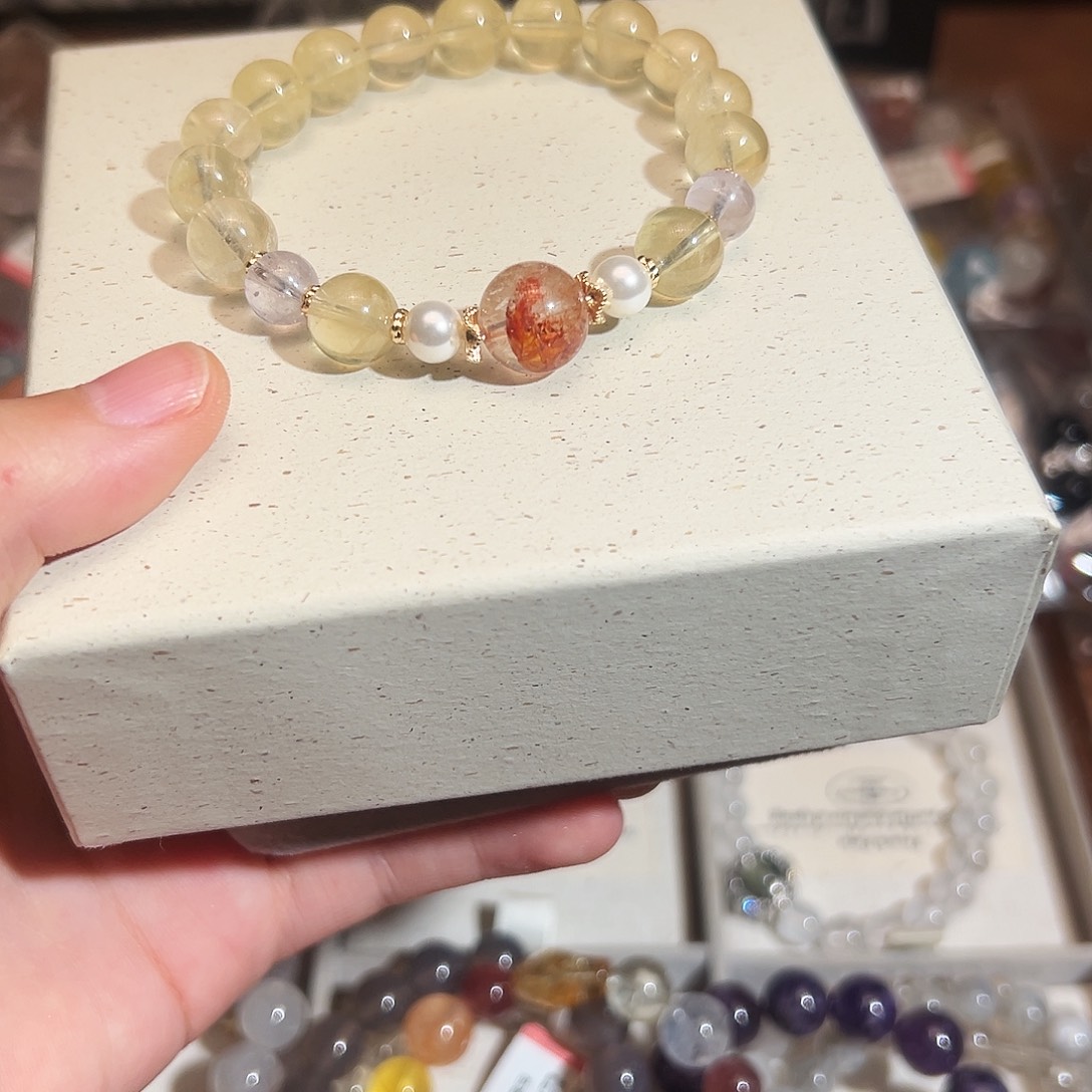 合金手链烟晶阿塞