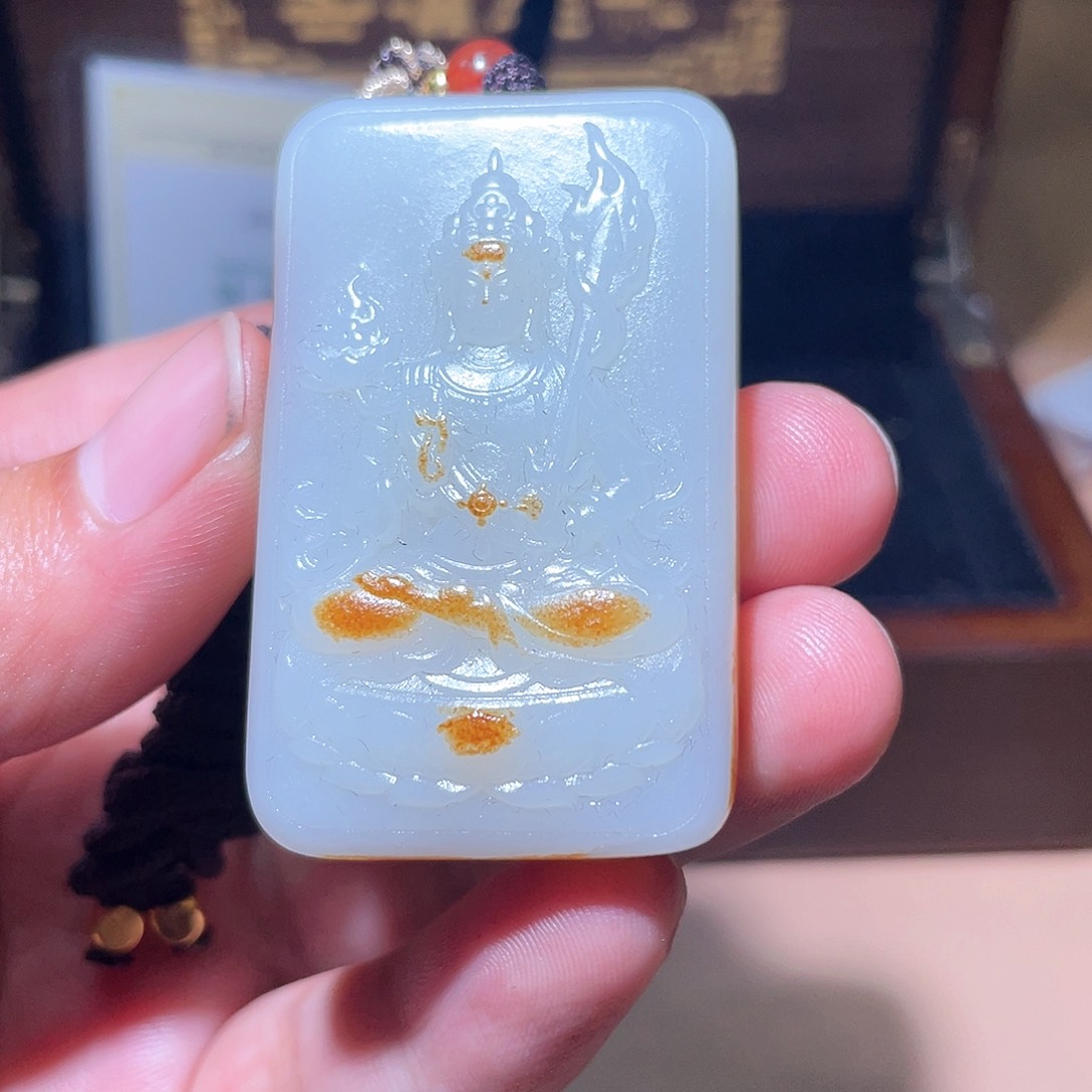 和田玉颈饰未镶嵌A7 