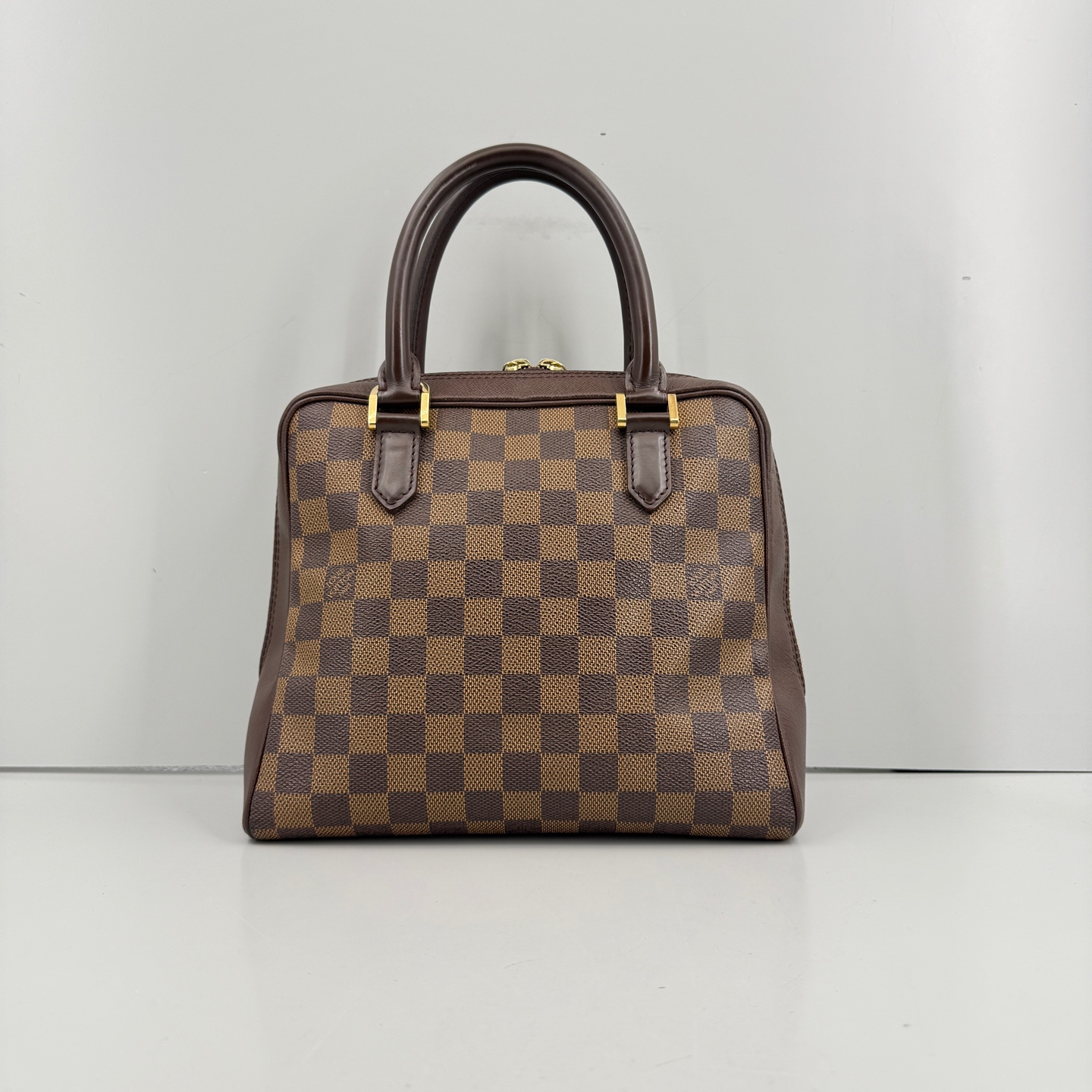 95新 LouisVuitton/路易威登 优选/中古棕棋盘格手提包/24×20×11