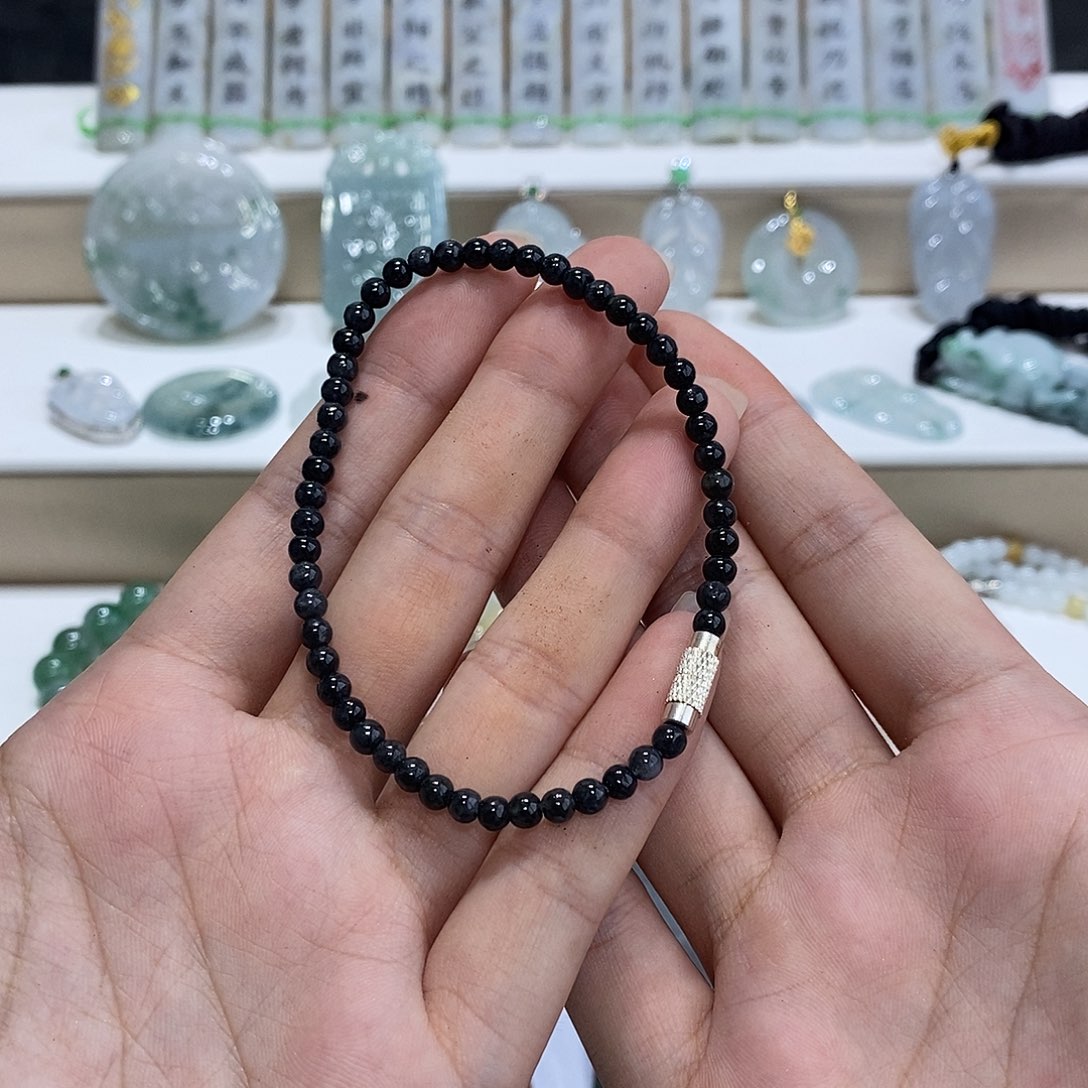 未镶嵌手链翡翠翡翠