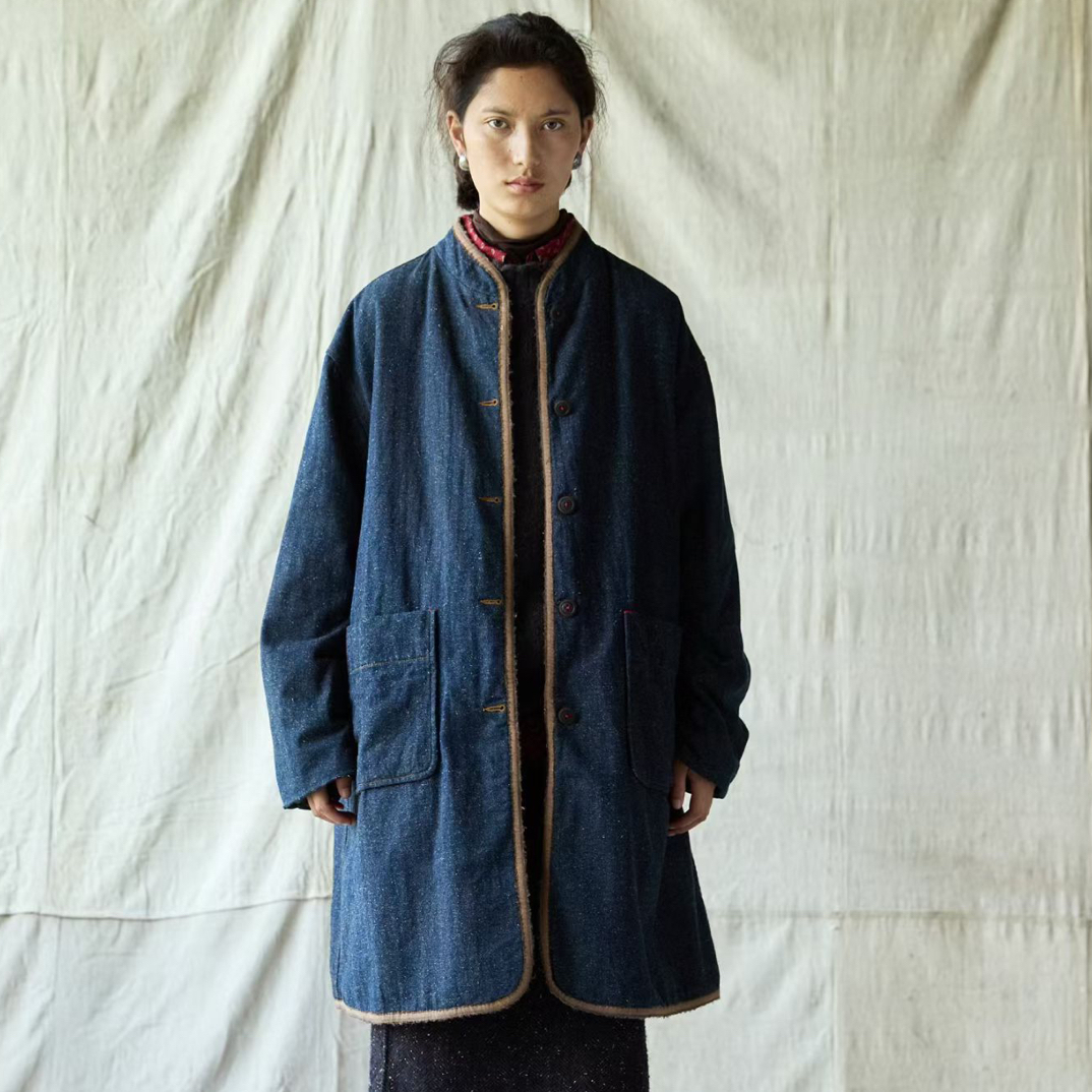 左岸迷香25秋冬半长棉服