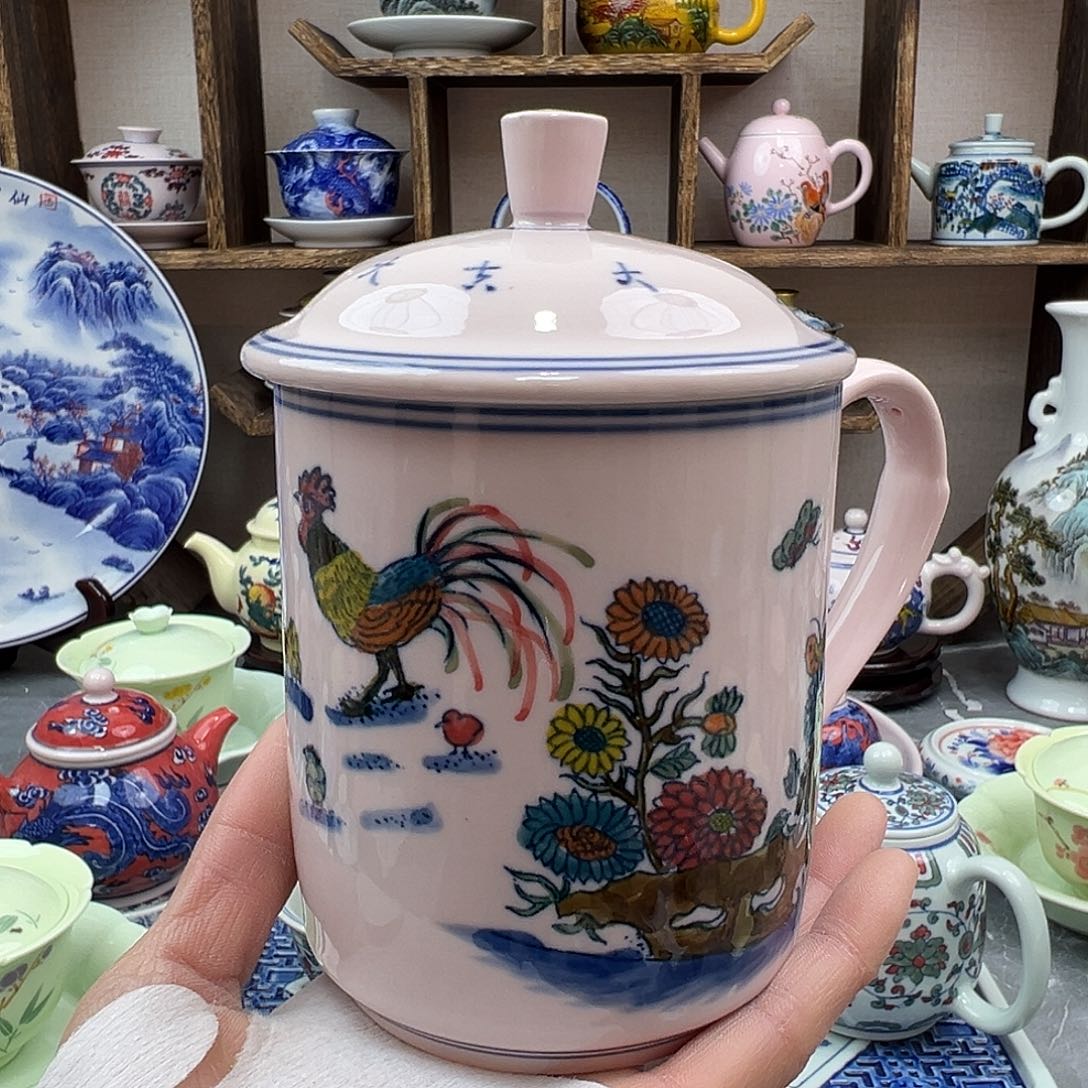 陶瓷摆件景德镇陶瓷567老厂瓷105