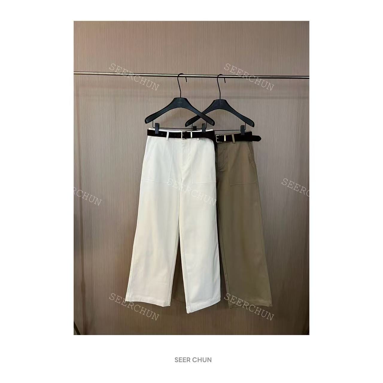 SEER CHUN “颜值密码”直筒裤 20268