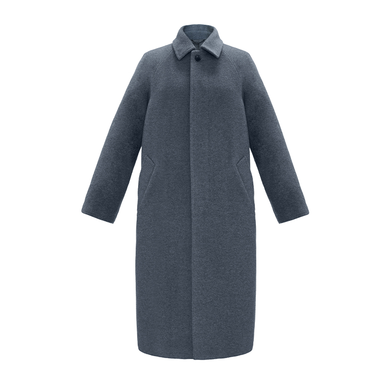 戈思蒂G26105高端男士全山羊绒呢子大衣轻奢气质中长款翻领外套