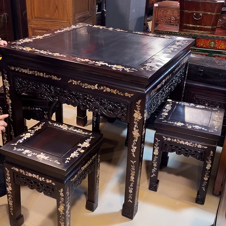 木（非红木类）桌凳5件套