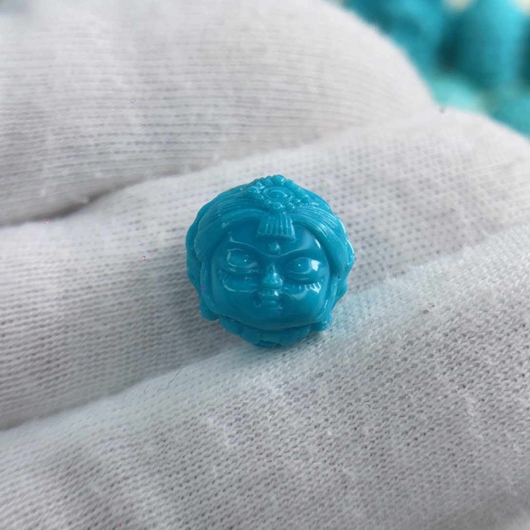 绿松石颈饰合金卡12.7-13-9.2