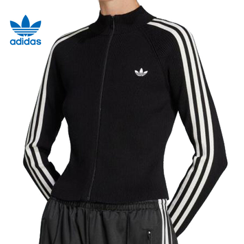 Adidas阿迪达斯三叶草女子运动休闲夹克外套JY2597
