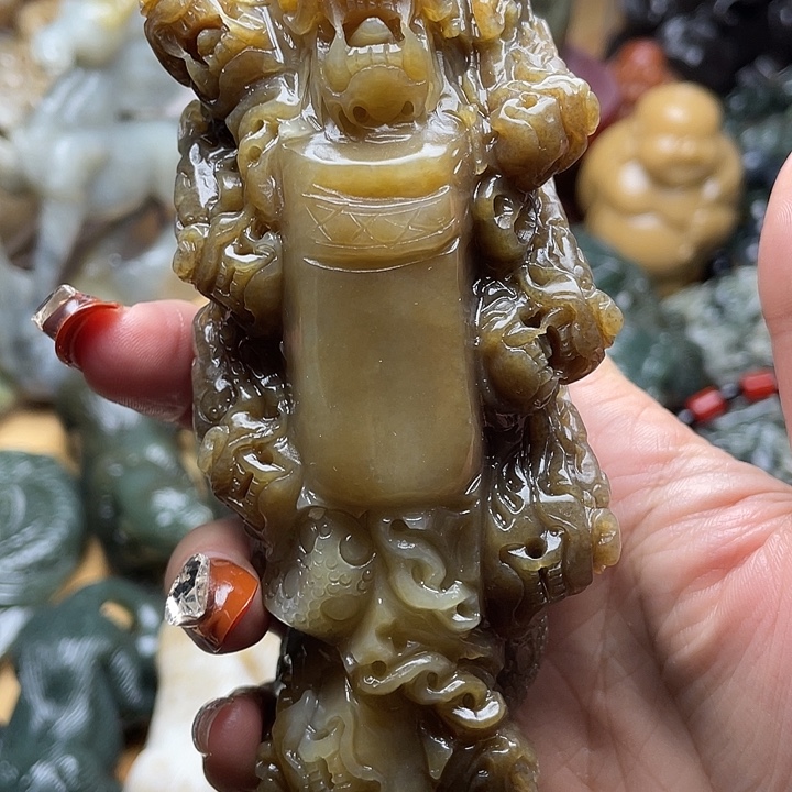 振***锋和田玉（糖玉）未镶嵌挂件