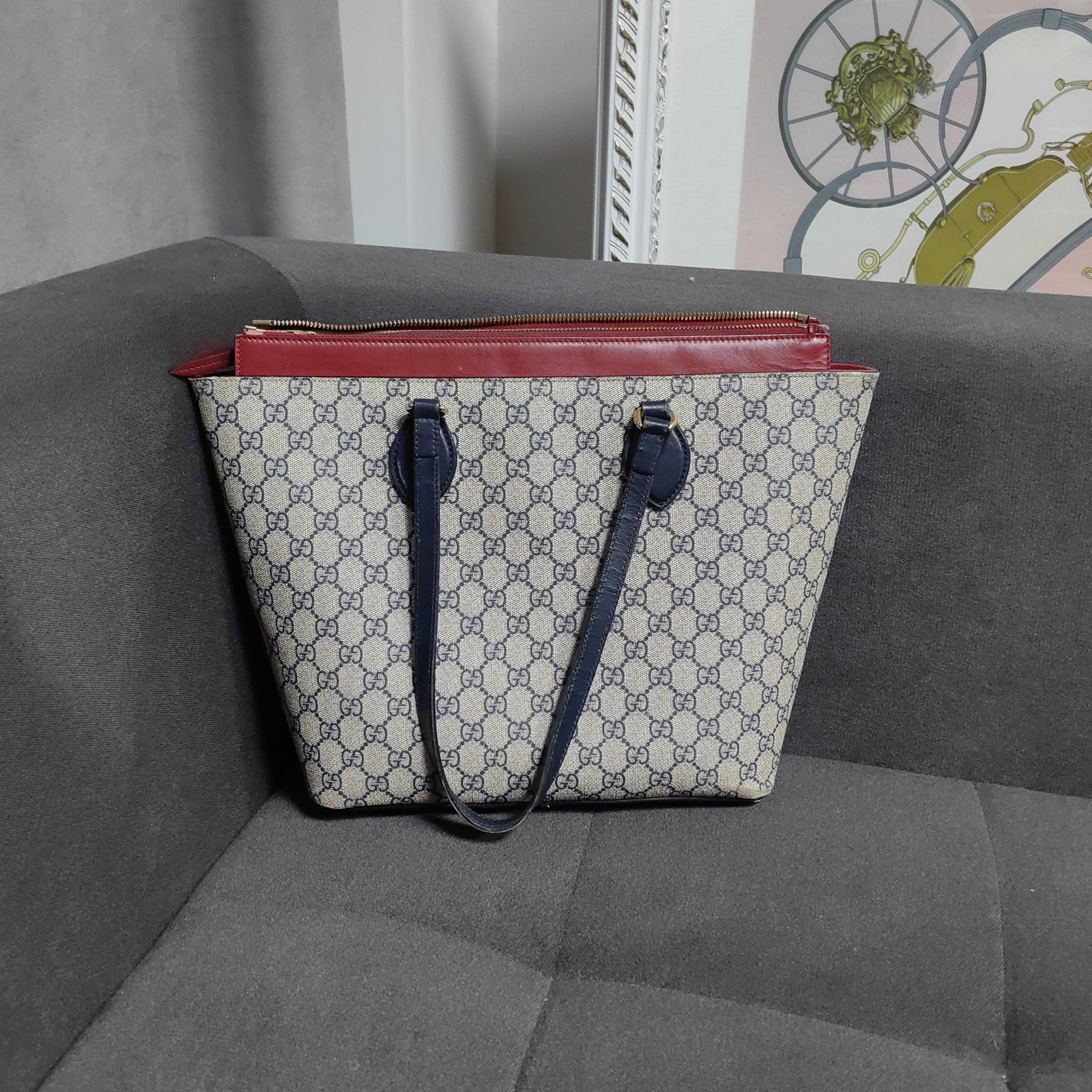 90新 GUCCI/古驰 兔兔奢G专属/古驰托特单肩包/241030020