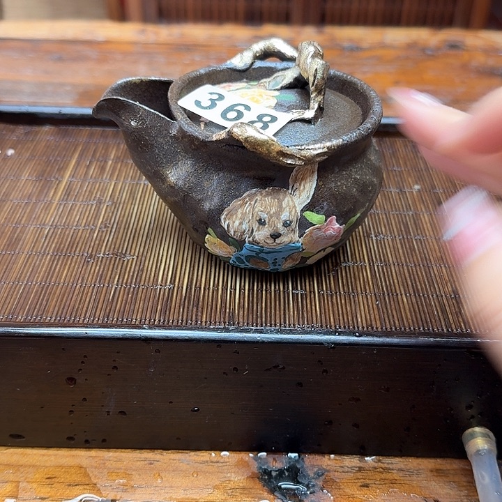 纯手工制作粗陶茶具