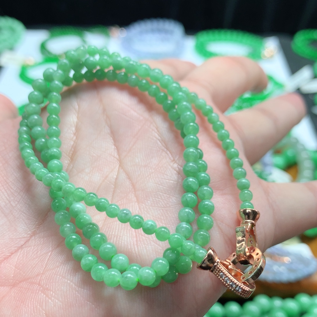 未镶嵌手链翡翠翡翠