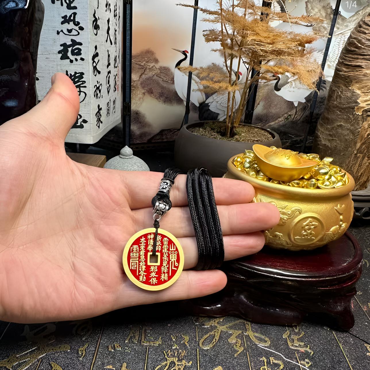 正宗山鬼花钱家具正品纯黄铜/中式/手链/摆件/吊坠/手工艺