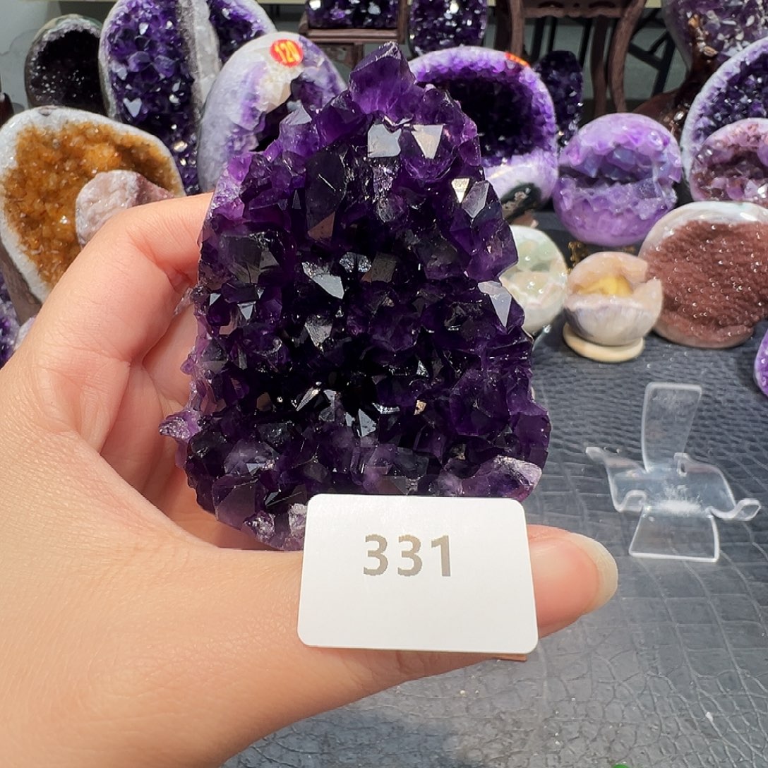 梵***音珠宝半成品未镶嵌紫晶