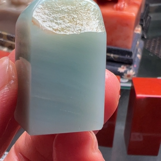 老挝石永*优质全品天青