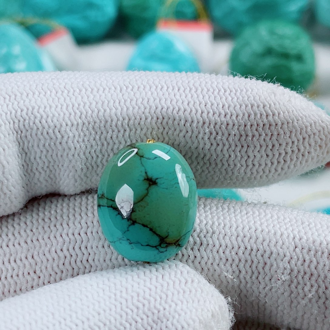 绿松石未镶嵌车挂