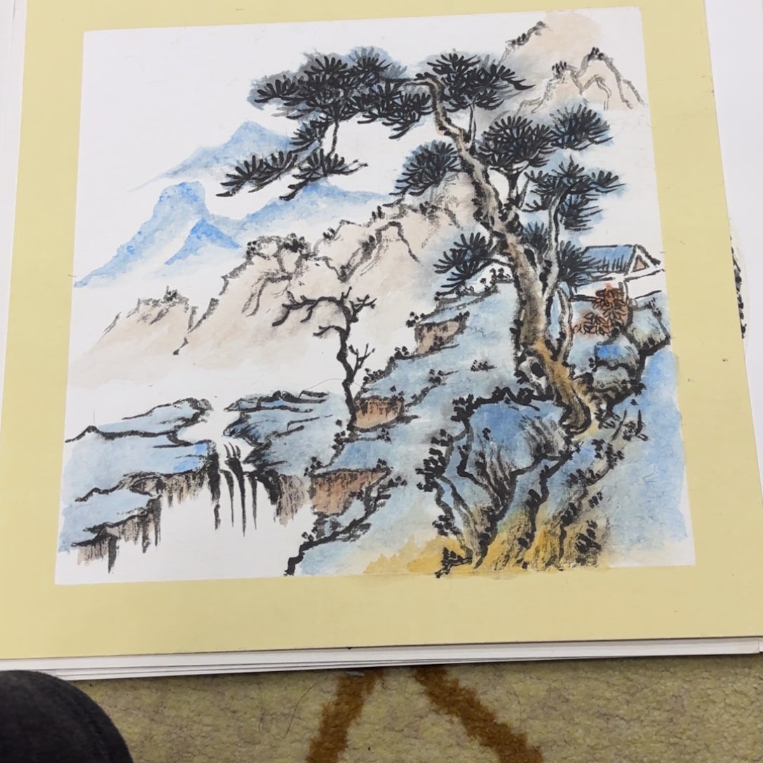 国画国画老师作品刘