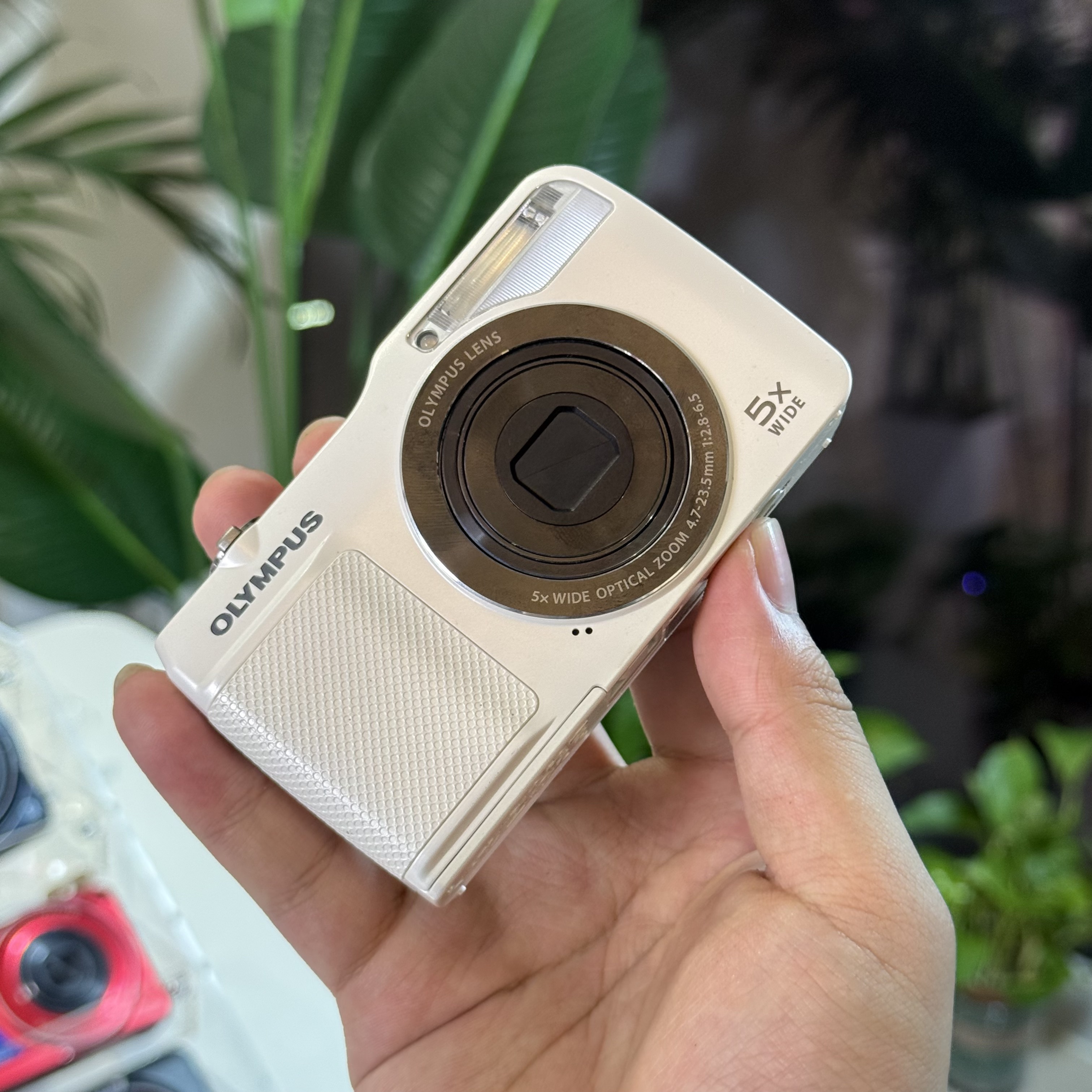 9新 Olympus/奥林巴斯 奥林巴斯vg170奶白色1400万像素色彩感好