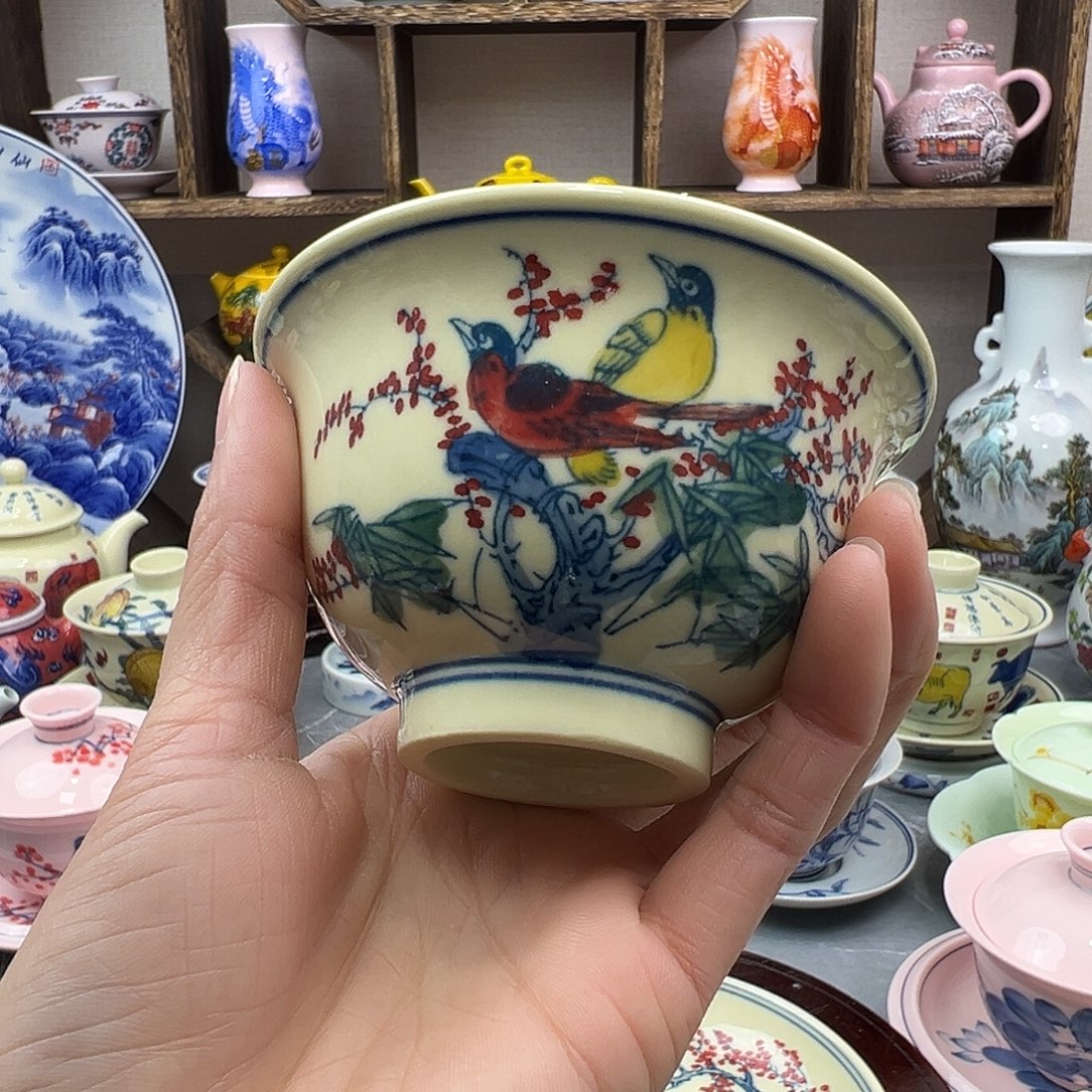 陶瓷杯子景德镇陶瓷567老厂瓷59