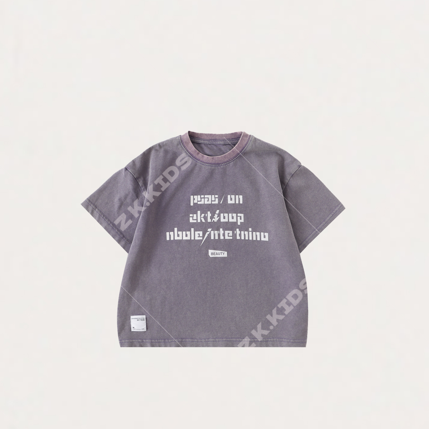 【Z＆K】夏季男童韩版重工高级质感透气吸汗运动T恤ZK-121302