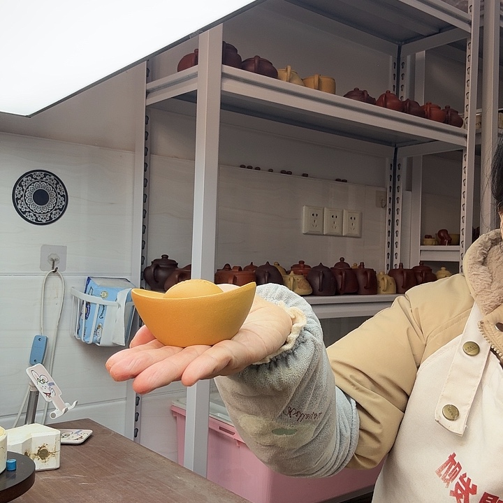 段泥茶案大元宝茶宠