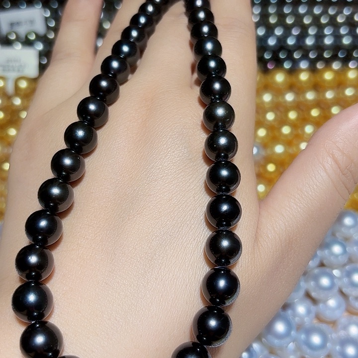 海水珍珠未镶嵌项链9-11